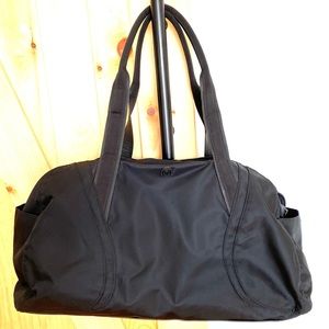Lululemon - black gym bag